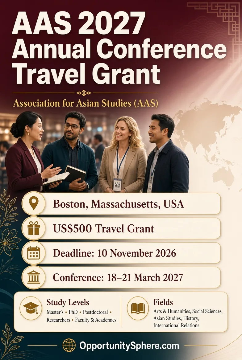 AAS 2027 Annual Conference Travel Grant