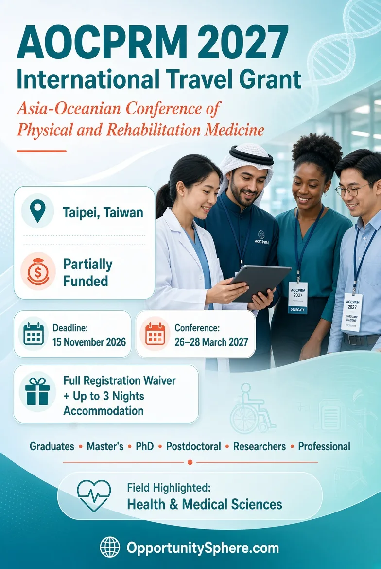 AOCPRM 2027 International Travel Grant