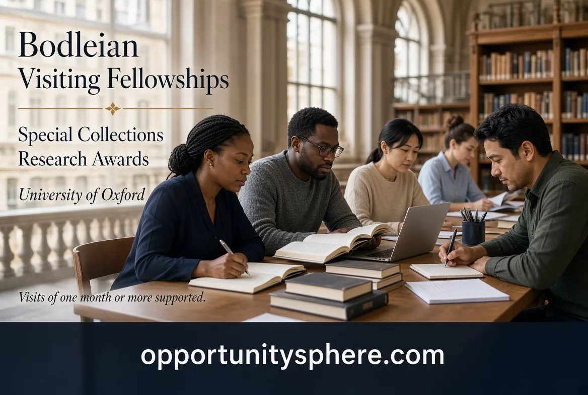 Bodleian Visiting Fellowships in Special Collections 2027–2028 | University of Oxford