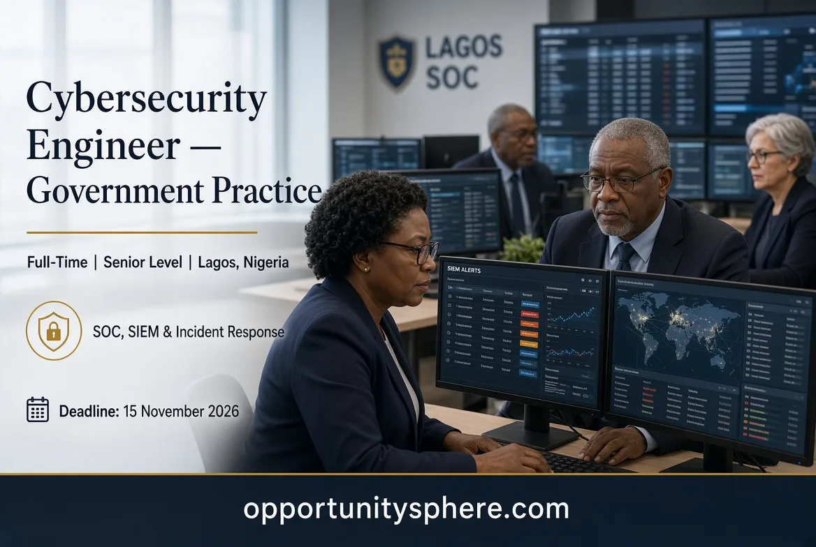 Cybersecurity Engineer — Government Practice | Full-Time Job in Nigeria
