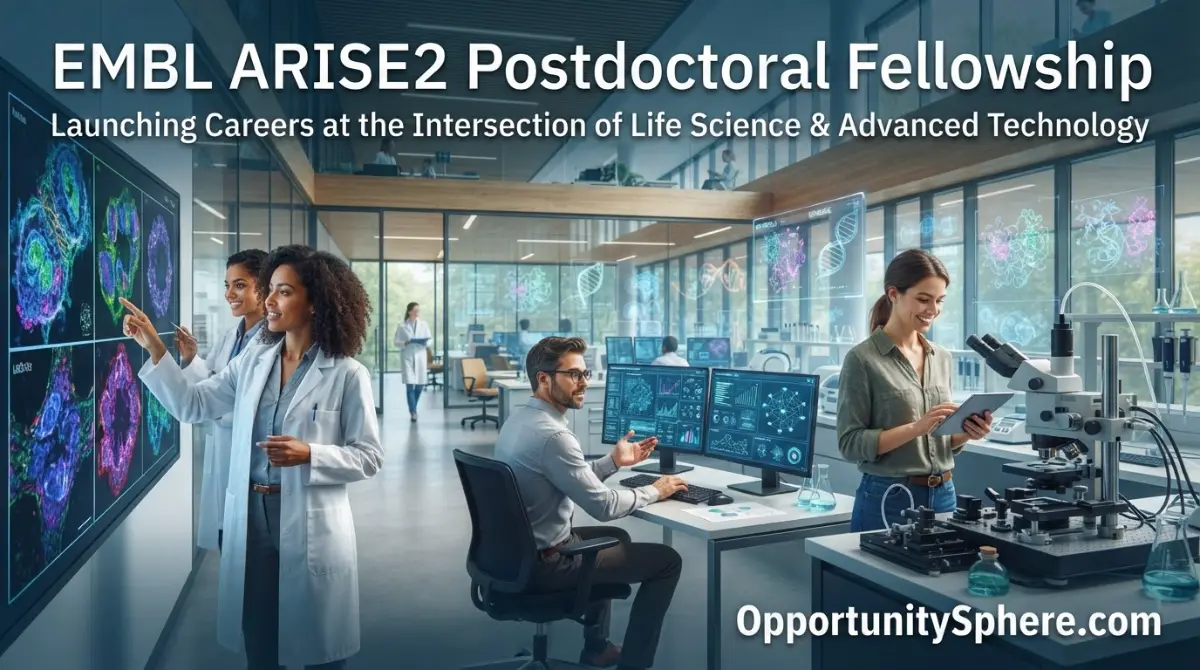 EMBL ARISE2 Postdoctoral Fellowship 2027