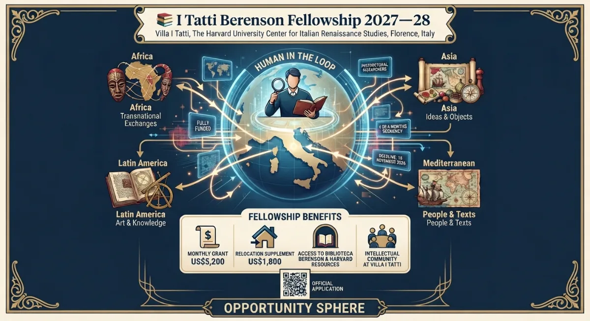 I Tatti Berenson Fellowship 2027–28