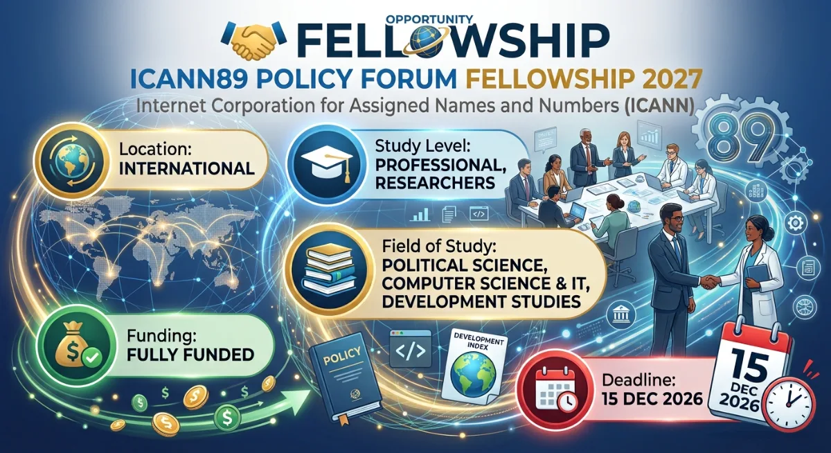 ICANN89 Policy Forum Fellowship 2027