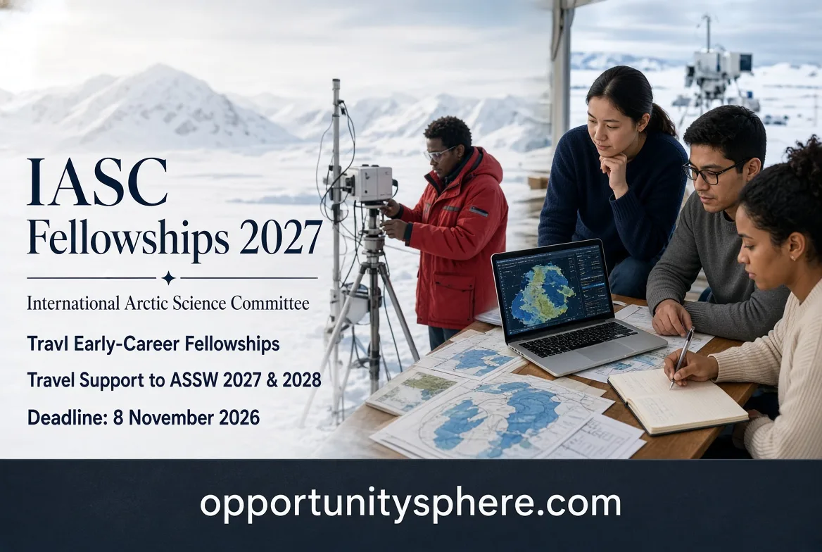 International Arctic Science Committee (IASC) Fellowships 2027