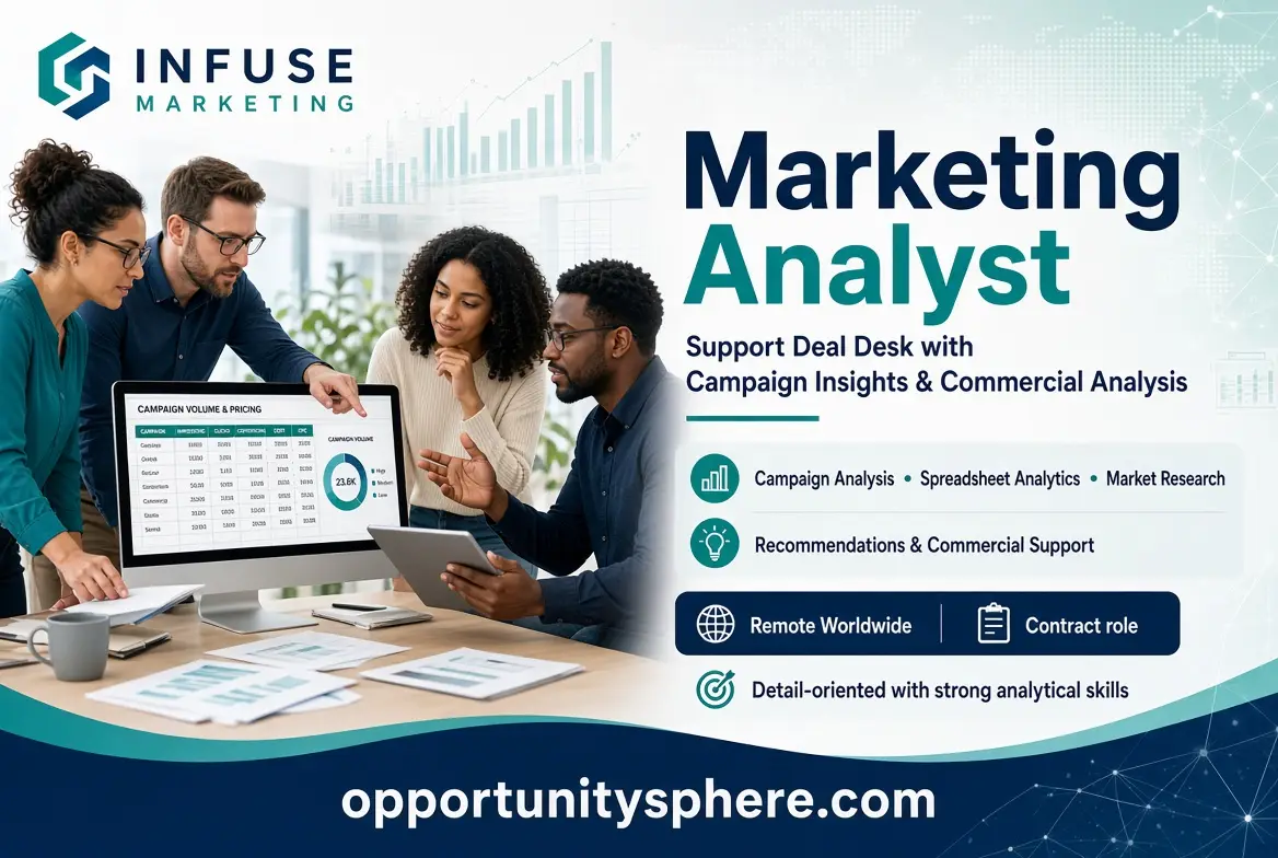 MARKETING ANALYST (REMOTE, CONTRACT) — INFUSE