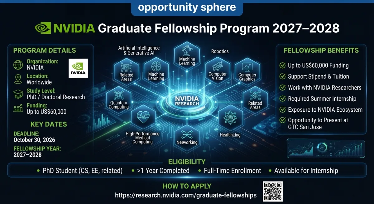 NVIDIA Graduate Fellowship Program 2027–2028