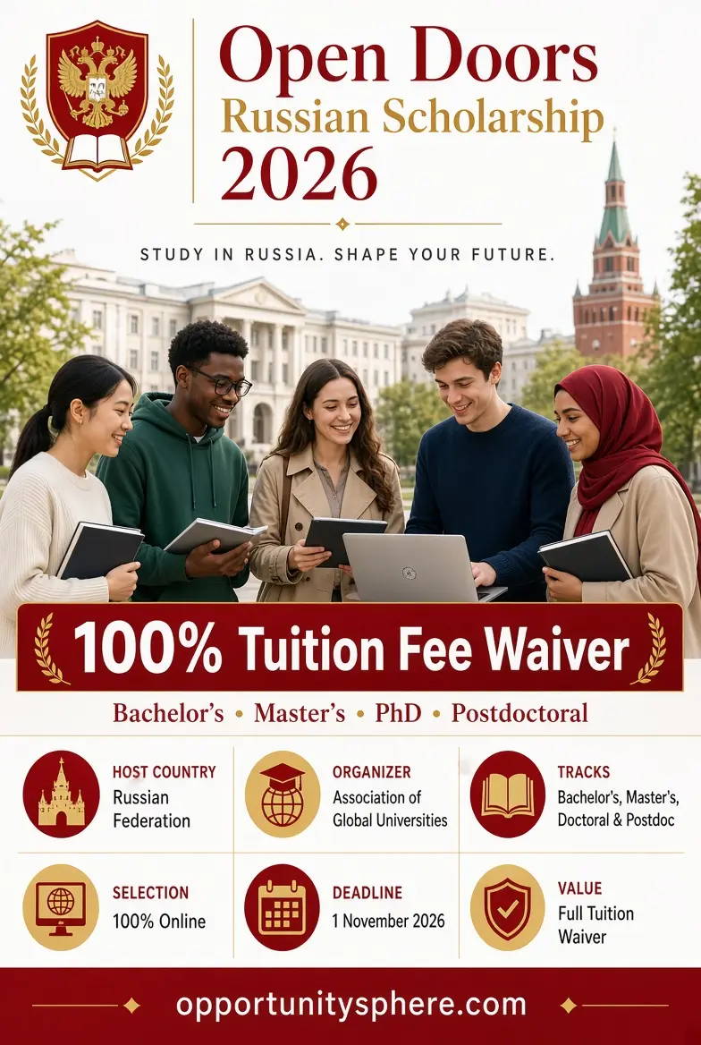 Open Doors Russian Scholarship 2026