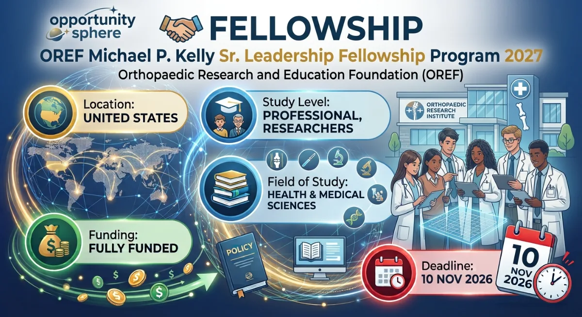 OREF Michael P. Kelly Sr. Leadership Fellowship Program 2027