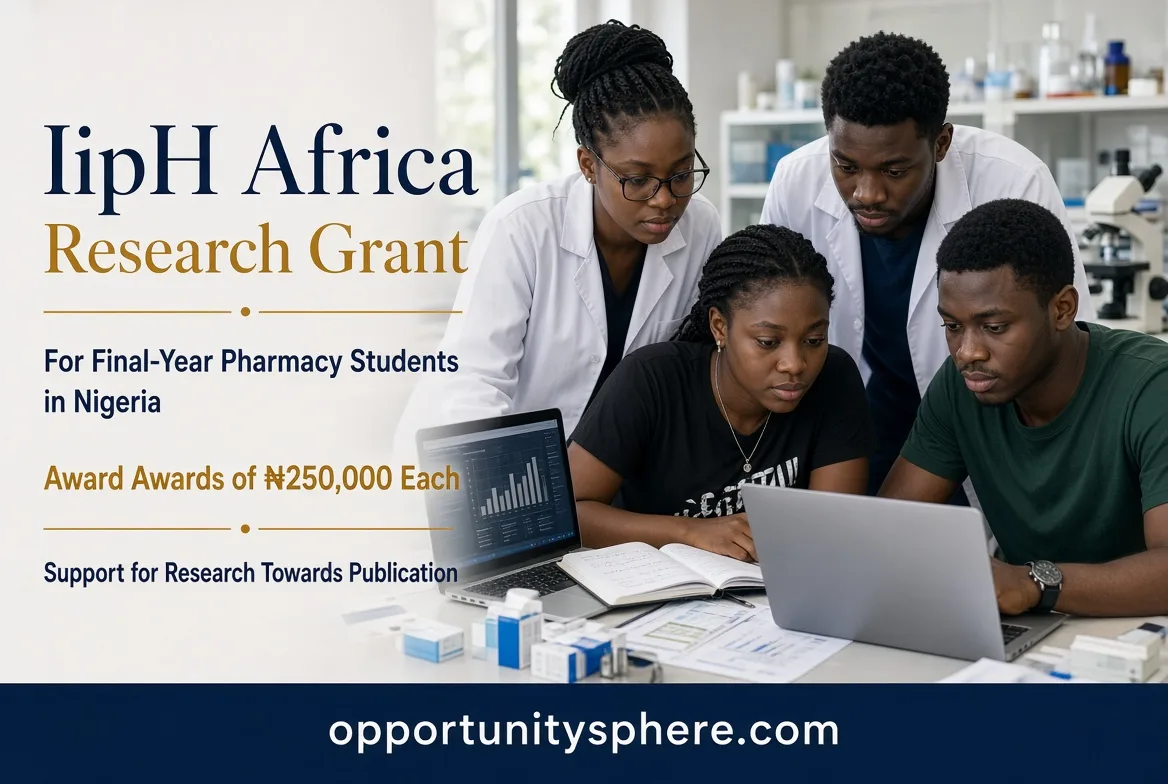 PIH Africa Research Grant 2026 for Final-Year Pharmacy Students in Nigeria