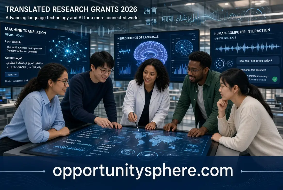 Translated Research Grants 2026