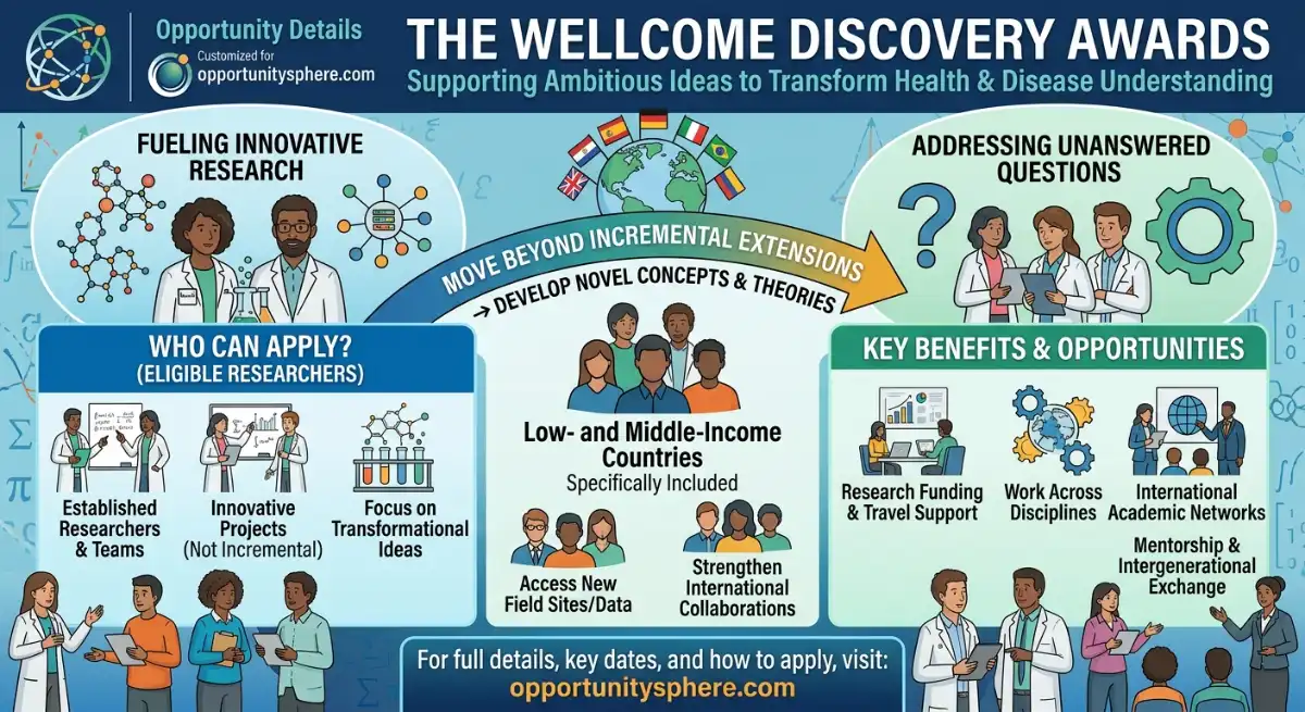 Wellcome Discovery Awards – September 2026 Round