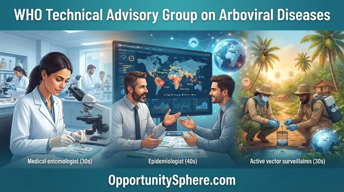 WHO Technical Advisory Group on Arboviral Diseases – Call for Experts