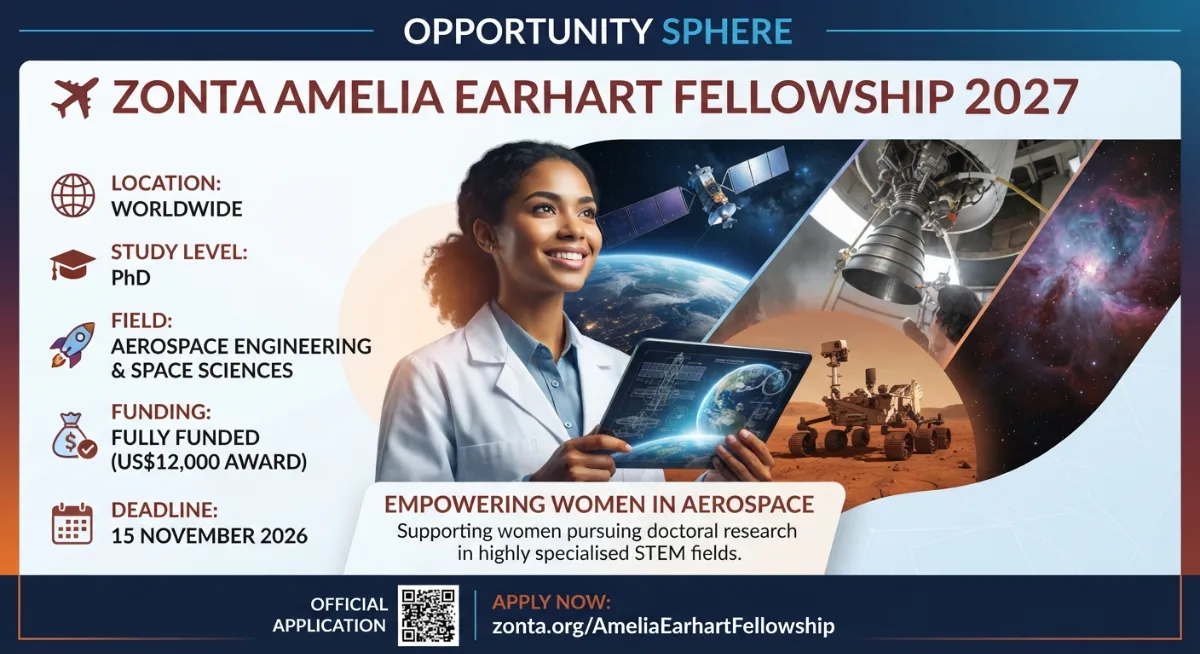 Zonta Amelia Earhart Fellowship 2027